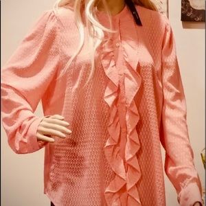 Worthington Cabana Coral Blouse